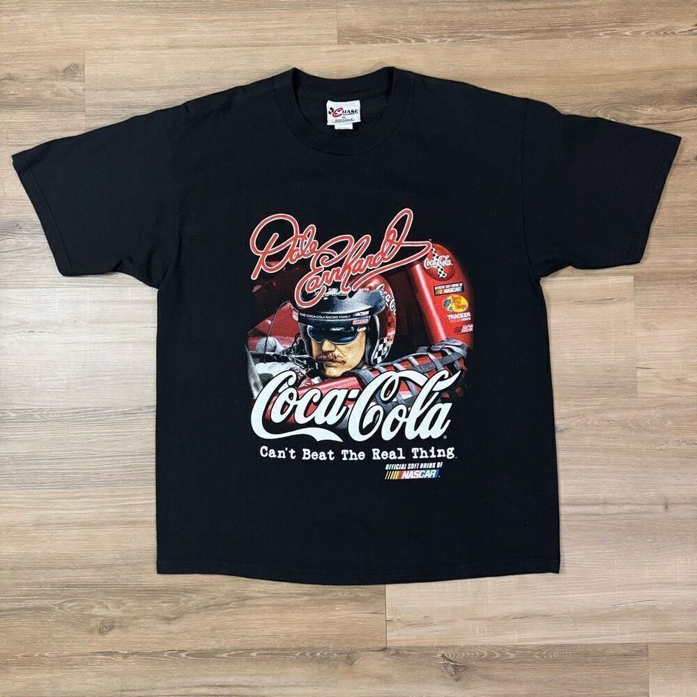 Vintage Chase Authentics Men's XL Dale Earnhardt Tee Coca Cola Car Nascar 1998